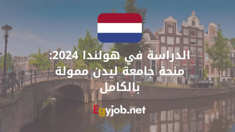 الدراسة في هولندا 2024: منحة جامعة ليدن ممولة بالكامل