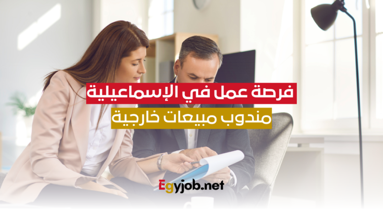مندوب مبيعات خارجية فرصة للتألق في التل الكبير بالإسماعيلية