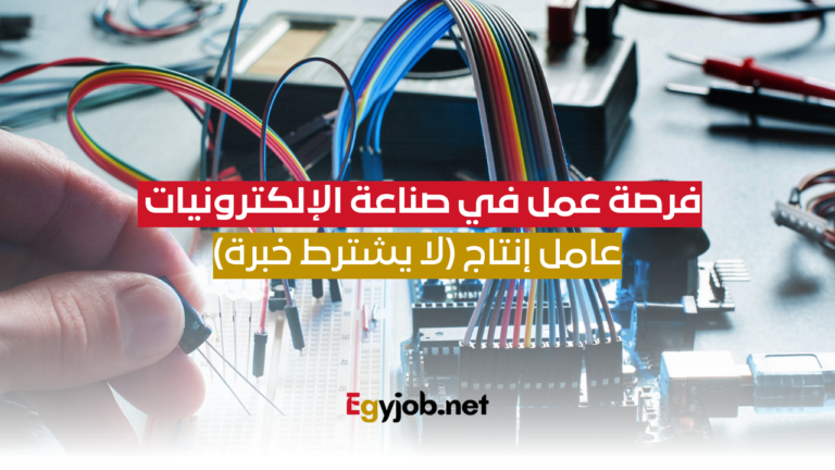 فرصة عمل جديدة في صناعة الإلكترونيات بالجيزة – عامل إنتاج (لا يشترط خبرة) فرصة عمل جديدة في صناعة الإلكترونيات بالجيزة - عامل إنتاج (لا يشترط خبرة)