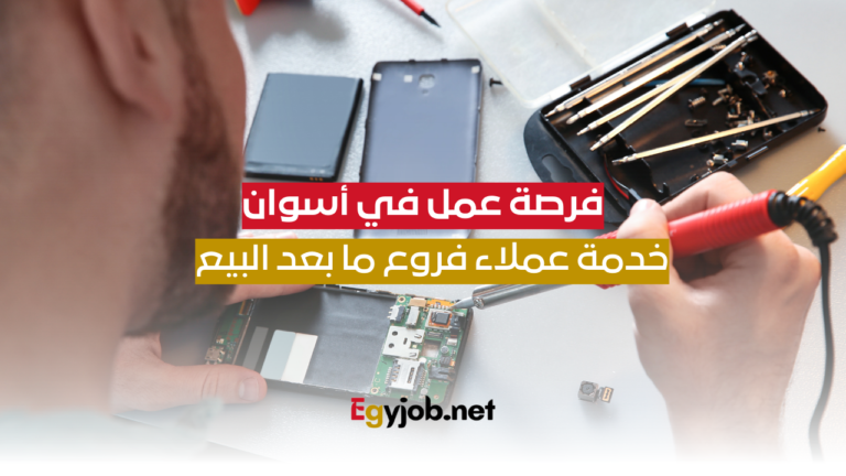 فرصة عمل في أسوان: خدمة عملاء فروع ما بعد البيع (صيانة هواتف محمولة)
