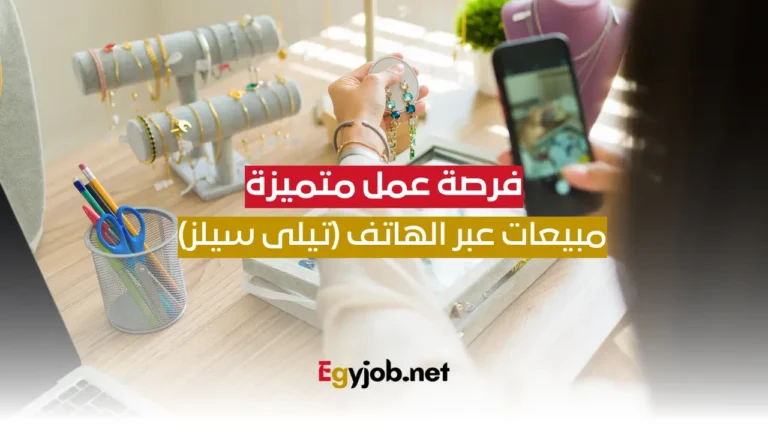 فرصة عمل متميزة: مبيعات عبر الهاتف (تيلى سيلز)