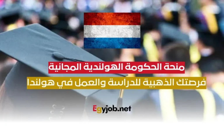 منحة مجانية ممولة بالكامل للدراسة او العمل في هولندا منحة الـ NL منحة الحكومة الهولندية المجانية