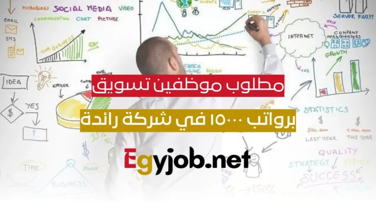 وظائف في شركة تسويق مصرية رائدة برواتب 15000