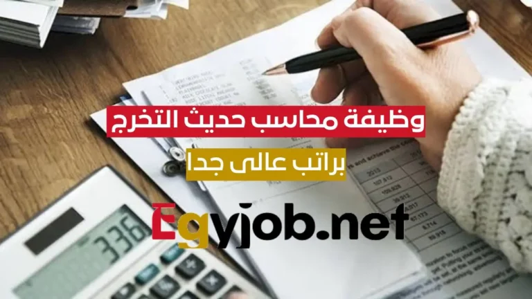 وظيفة محاسب (حديث التخرج) في الجيزة محاسب حديث التخرج