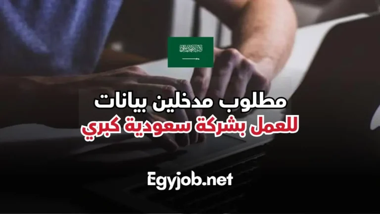 مطلوب مدخلين بيانات للعمل في شركة سعودية براتب يصل الي 6000 ريال بدون شروط