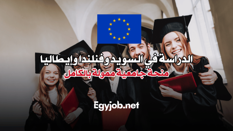 الدراسة في السويد وفنلندا وإيطاليا: منحة جامعية ممولة بالكامل