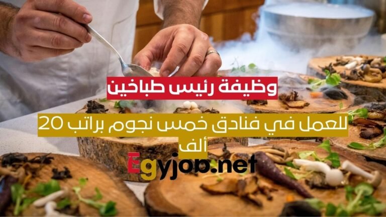 وظيفة رئيس طباخين فنادق خمس نجوم – الرحاب، القاهرة وظيفة رئيس طباخين فنادق خمس نجوم – الرحاب، القاهرة