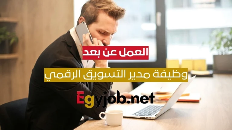 وظيفة مدير التسويق الرقمي عن بُعد