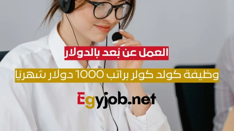 العمل عن بُعد بالدولار | وظيفة كولد كولر براتب يصل إلى 1000 دولار شهريًا
