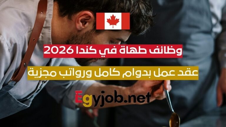 وظائف طهاة في كندا 2026 | عقد عمل قانوني بدوام كامل ورواتب مجزية