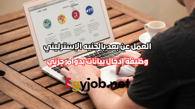 وظيفة إدخال بيانات عن بعد بالجنيه الإسترليني بدوام جزئي