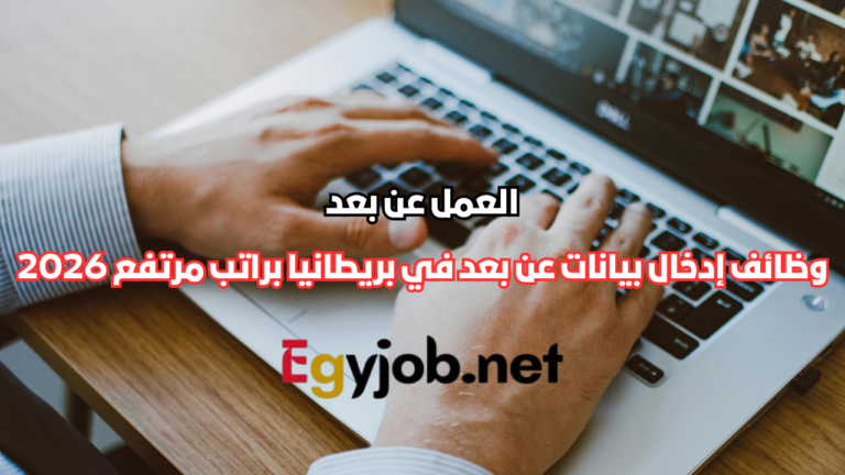 وظائف إدخال بيانات عن بعد في بريطانيا براتب مرتفع 2026