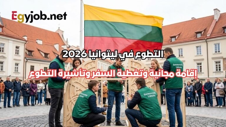 التطوع في ليتوانيا 2026 | إقامة مجانية وتغطية السفر وتأشيرة التطوع