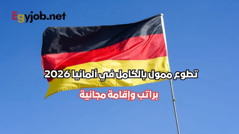 تطوع ممول بالكامل في ألمانيا 2026 مع راتب شهري وإقامة مجانية